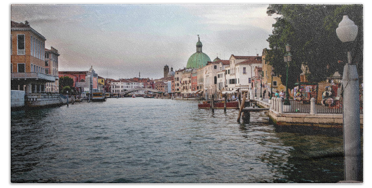Venice Italy Bath Towel featuring the photograph Venice 1 #1 by Rebecca Cozart
