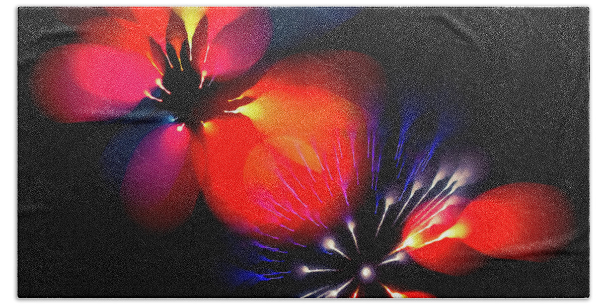 Fireworks Bath Towel featuring the photograph Fireworks #10 by Doug Sturgess
