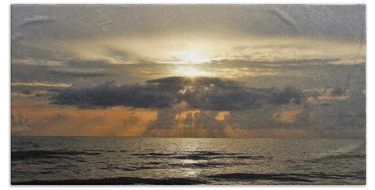  Bath Towel featuring the photograph Naples Sunset #10 by Donn Ingemie