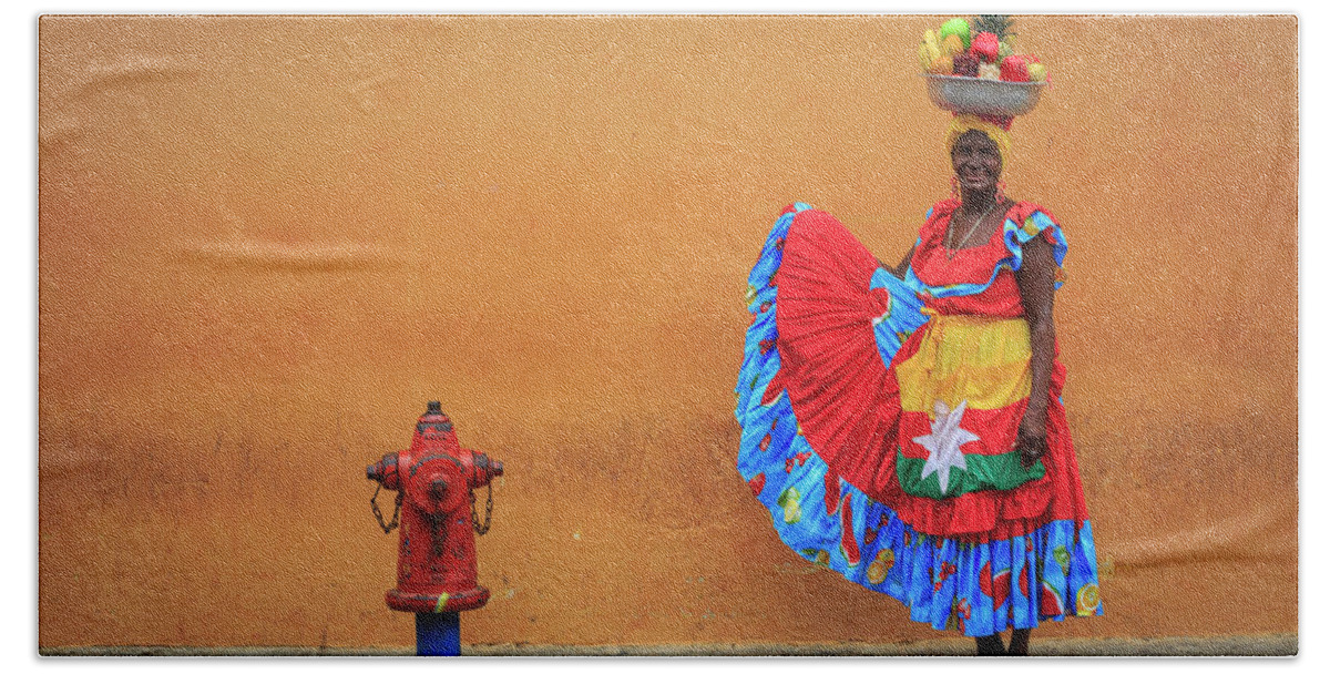 Cartagena Hand Towel featuring the photograph Cartagena Bolivar Colombia #18 by Tristan Quevilly