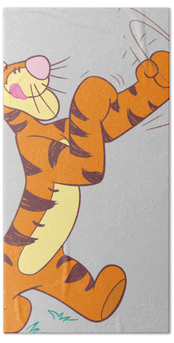 Winnie The Pooh Tigger #19 Bath Towel by Cemplunk Rajata - Pixels
