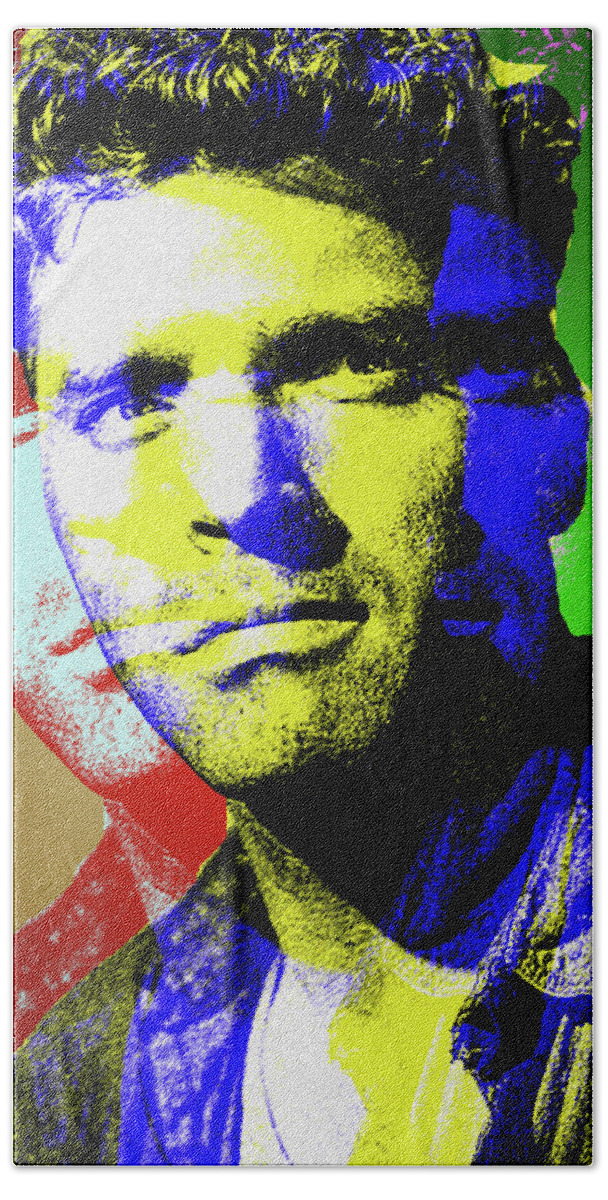 Burt Lancaster Bath Towel featuring the digital art Burt Lancaster #1 by Movie World Posters