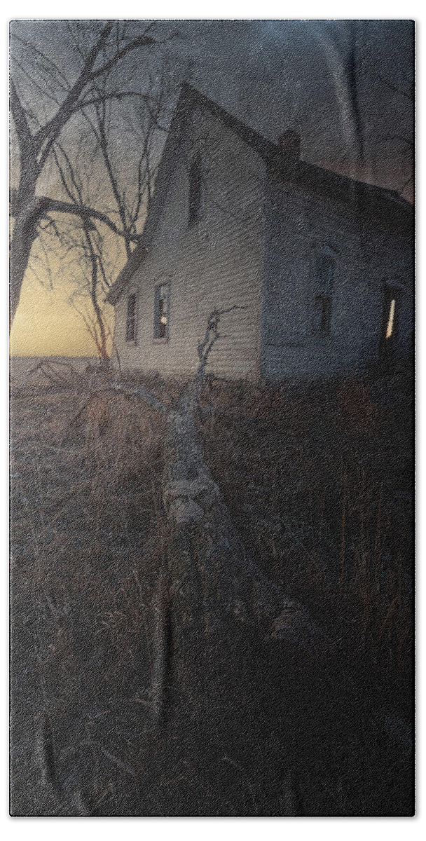 Abandoned House Bath Towel featuring the photograph Dawn Of The Dead #2 by Aaron J Groen
