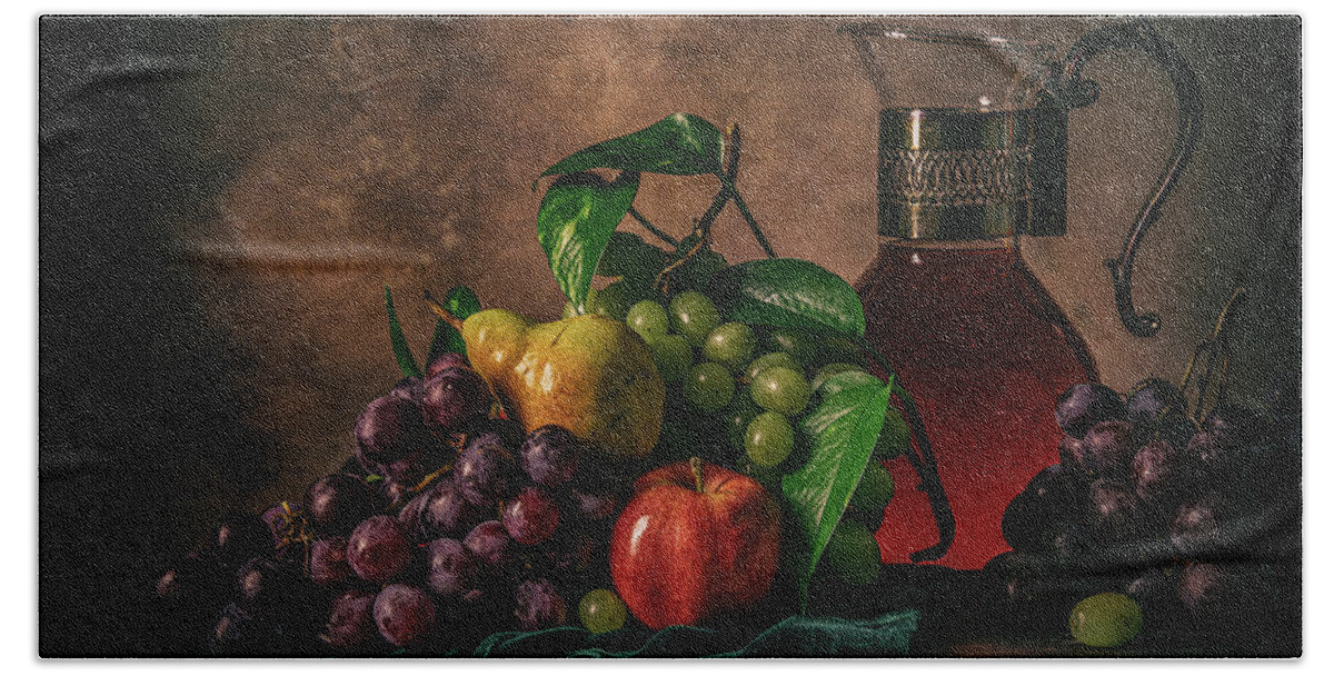 Fruits Bath Towel featuring the photograph Fruits by Anna Rumiantseva