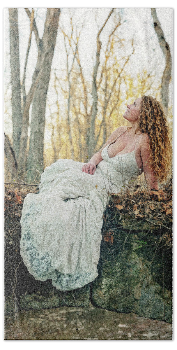 Serenity Bath Towel featuring the photograph Serenity in the Woods #2 by Travis Rogers