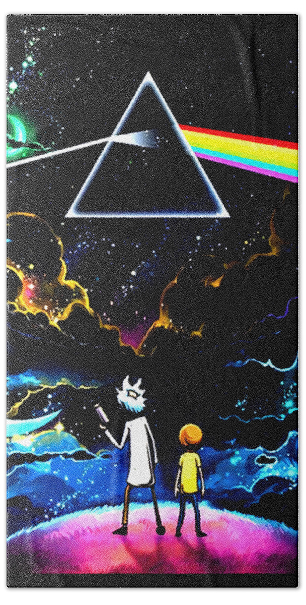 Rick & Morty pink floyd – Piece by Piece - Diamond Paint Therapy