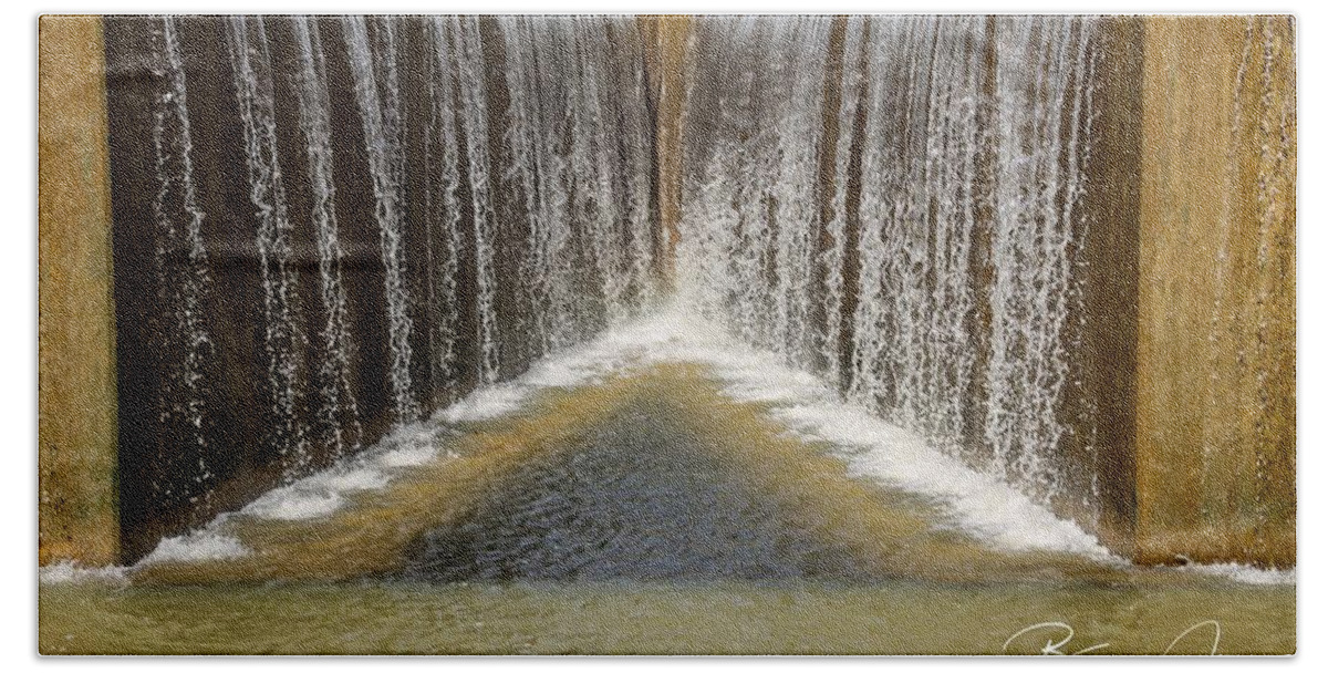  Bath Towel featuring the photograph Spillway #4 by Brian Jones