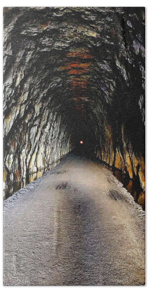  Bath Towel featuring the photograph Crozet Blue Ridge Tunnel #5 by Stephen Dorton