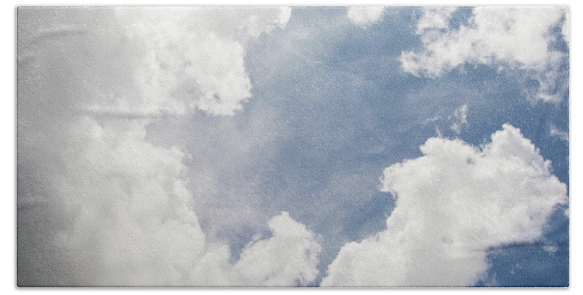 Sky Bath Towel featuring the photograph Cloudscape #5 by Carolyn Hutchins
