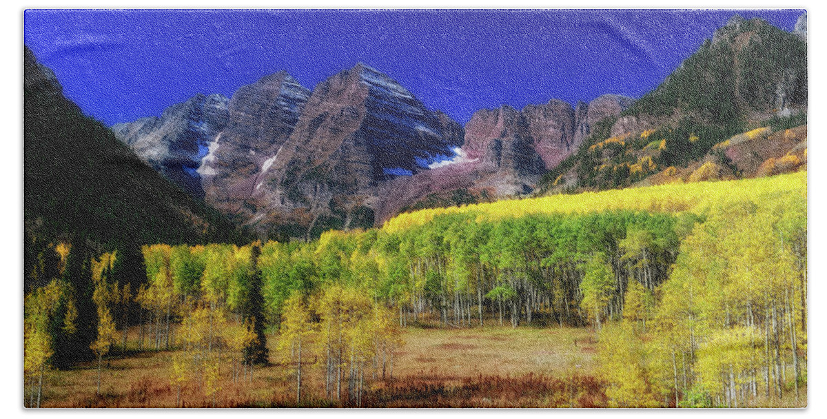Co Bath Towel featuring the photograph Fall colors, Colorado #4 by Doug Wittrock