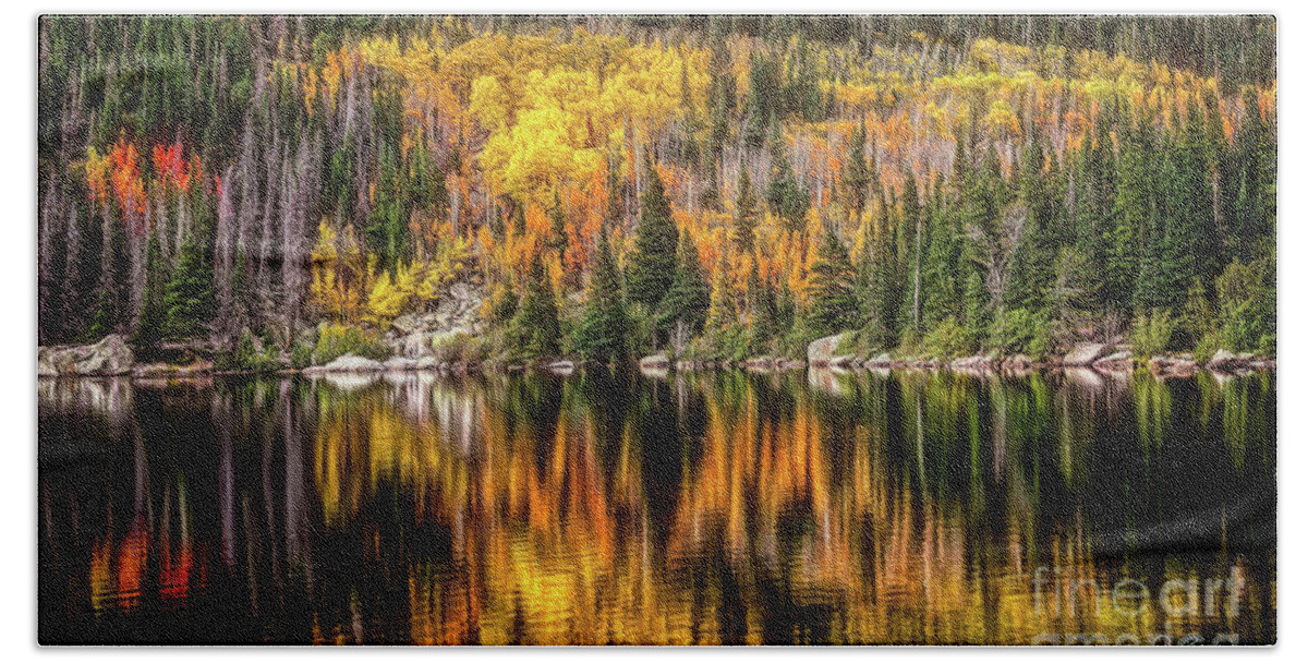 Jon Burch Hand Towel featuring the photograph A Change Of Seasons in Colorado by Jon Burch Photography