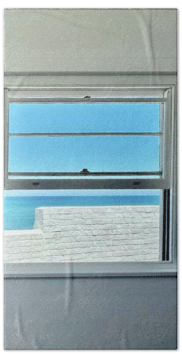 Window Bath Towel featuring the photograph A Kind of Stillness by Sarah Lilja