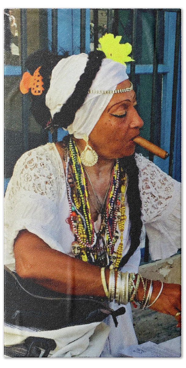 Cuba Bath Sheet featuring the photograph Adalela by Kerry Obrist