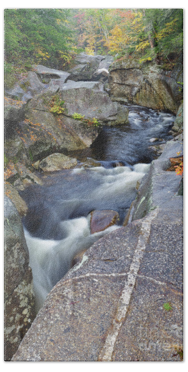 Agassiz Basin Bath Towel featuring the photograph Agassiz Basin - Mossilauke Brook, New Hampshire by Erin Paul Donovan