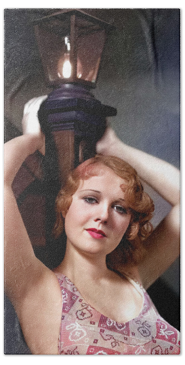 Anita Page Bath Towel featuring the digital art Anita Page 3 by Chuck Staley