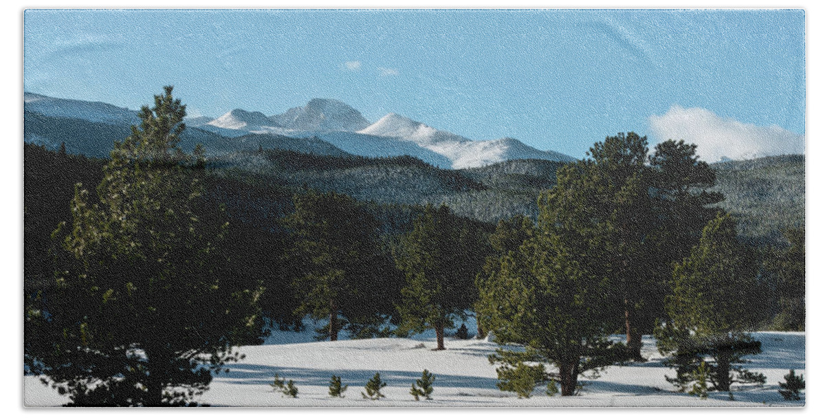 Colorado Hand Towel featuring the photograph Another Beautiful Day in Rocky Mountain National Park - 0612 by Jerry Owens