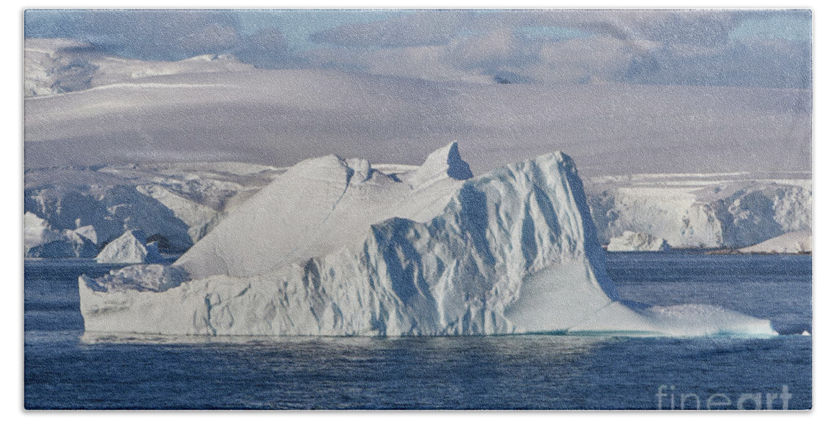 Antarctica Hand Towel featuring the photograph Antarctic Layers by Brian Kamprath