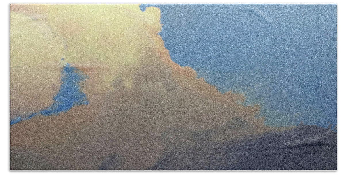 Cloud Hand Towel featuring the painting Ascension by Cap Pannell