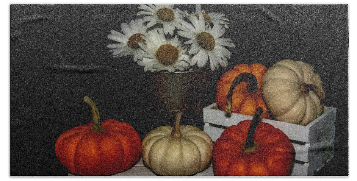Still Life Bath Towel featuring the photograph Autumn by Cathy Kovarik