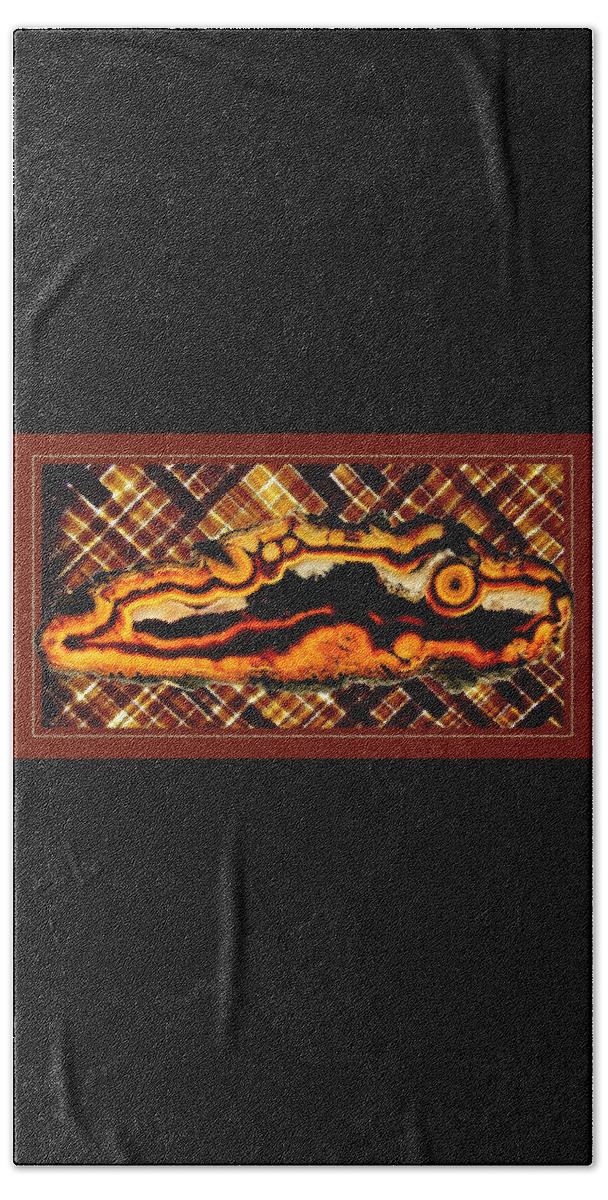 Stone Bath Towel featuring the photograph Awesome Agate by Nancy Ayanna Wyatt
