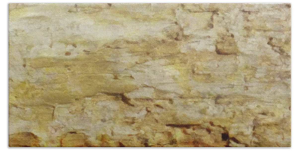 Bark Bath Towel featuring the mixed media Bark Texture by Christopher Reed