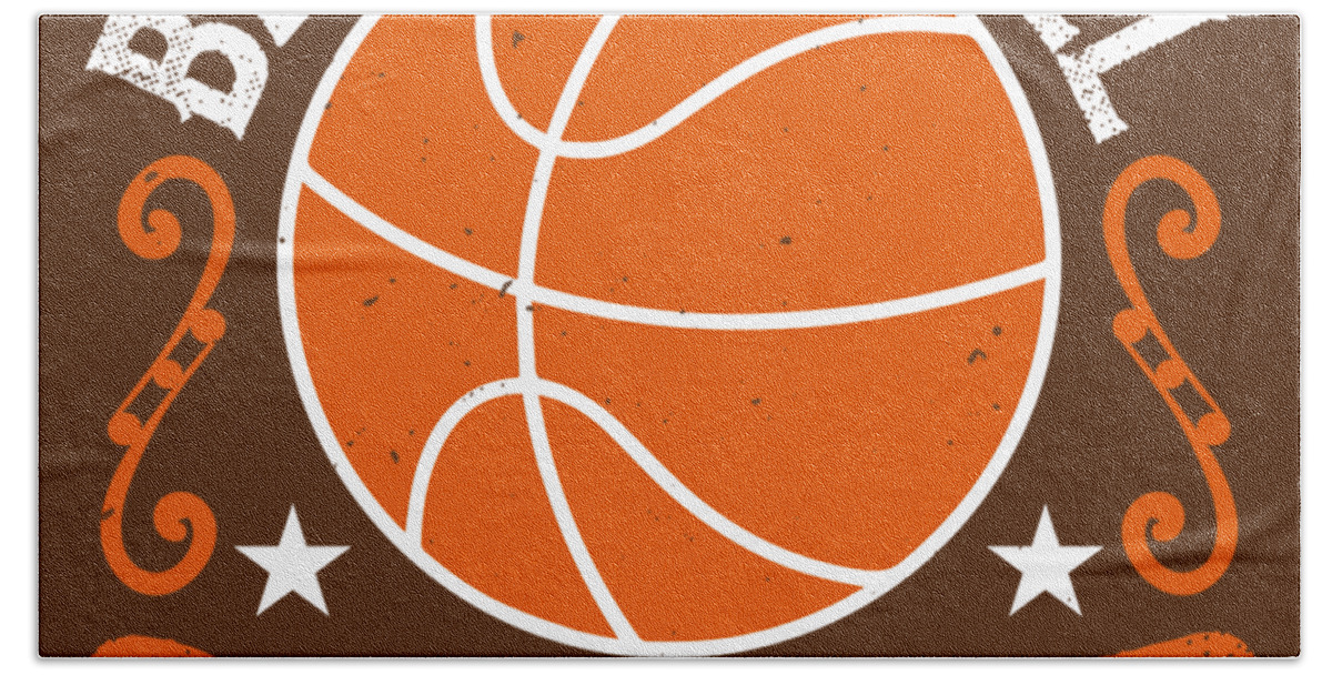 Basketball Hand Towel featuring the digital art Basketball Gift Basketball Sister by Jeff Creation