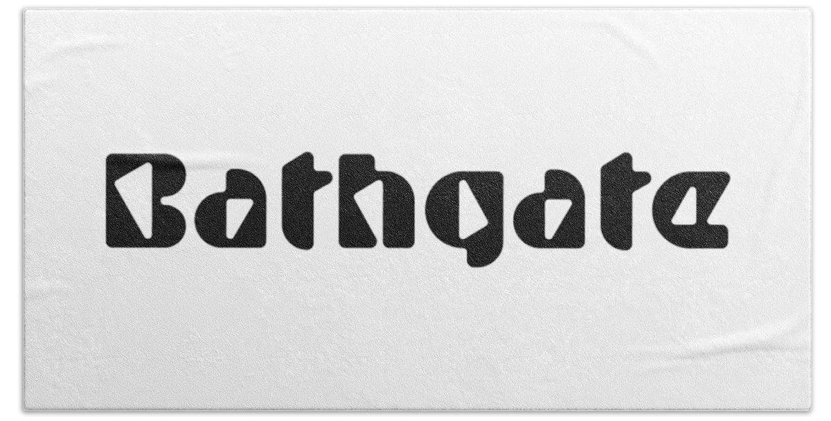 Bathgate Hand Towel featuring the digital art Bathgate by TintoDesigns