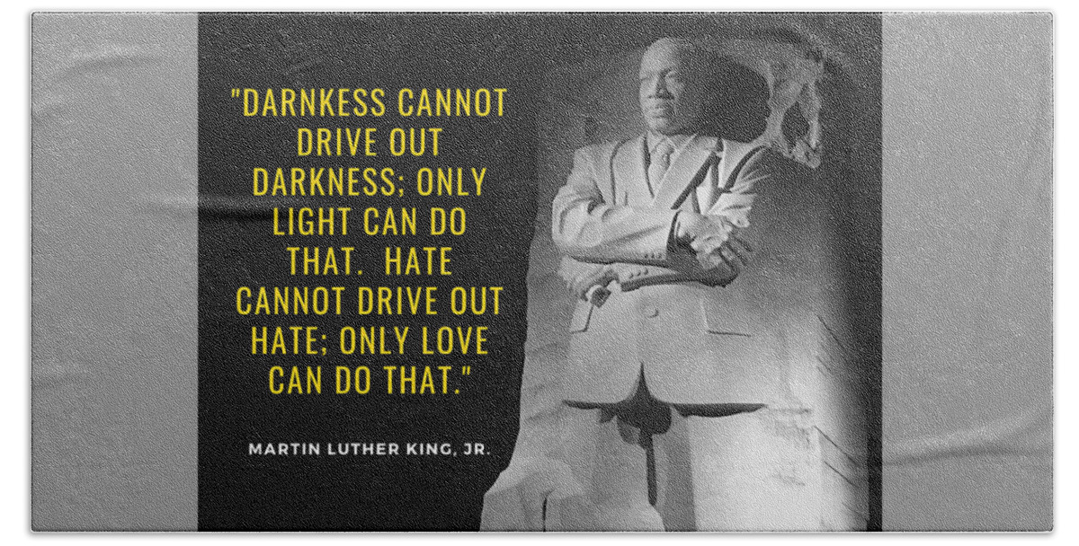 Mlk Bath Towel featuring the photograph Be the Light by Lee Darnell