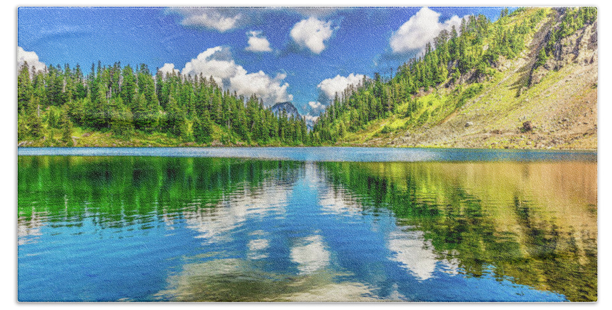 Lake Bath Towel featuring the photograph Beautiful Twin Lakes by Mark Joseph