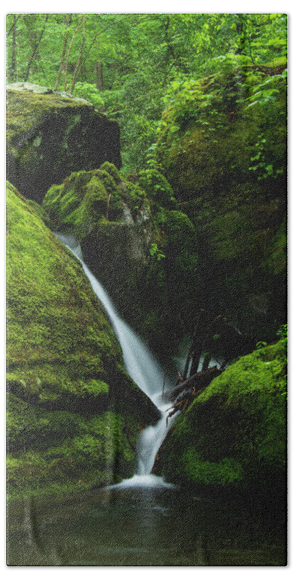 Great Smoky Mountains National Park Bath Towel featuring the photograph Below 1000 Drips 1 by Melissa Southern