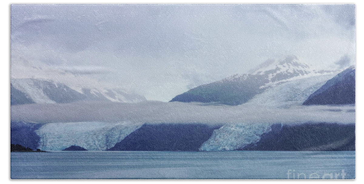 Alaska Hand Towel featuring the photograph Blue Escape in Alaska by Jennifer White