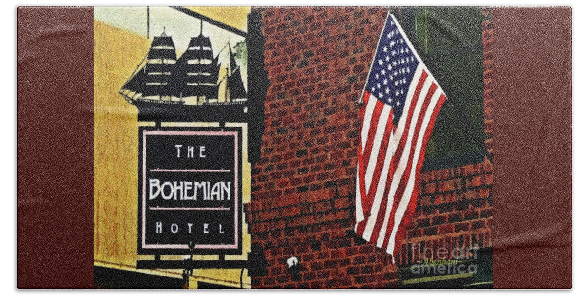 Bohemianism Bath Towel featuring the photograph Bohemian Savannah by Aberjhani