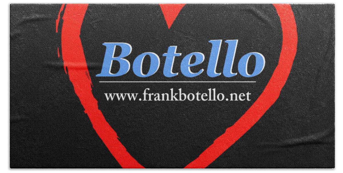 Stamp Bath Towel featuring the digital art Botello Stamp by Frank Botello