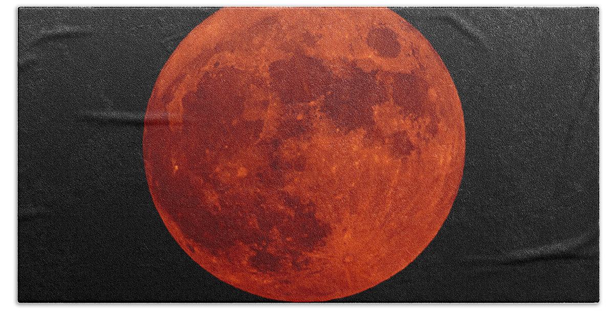 Buck Moon Bath Towel featuring the photograph Buck Moon Rising by Jack Peterson