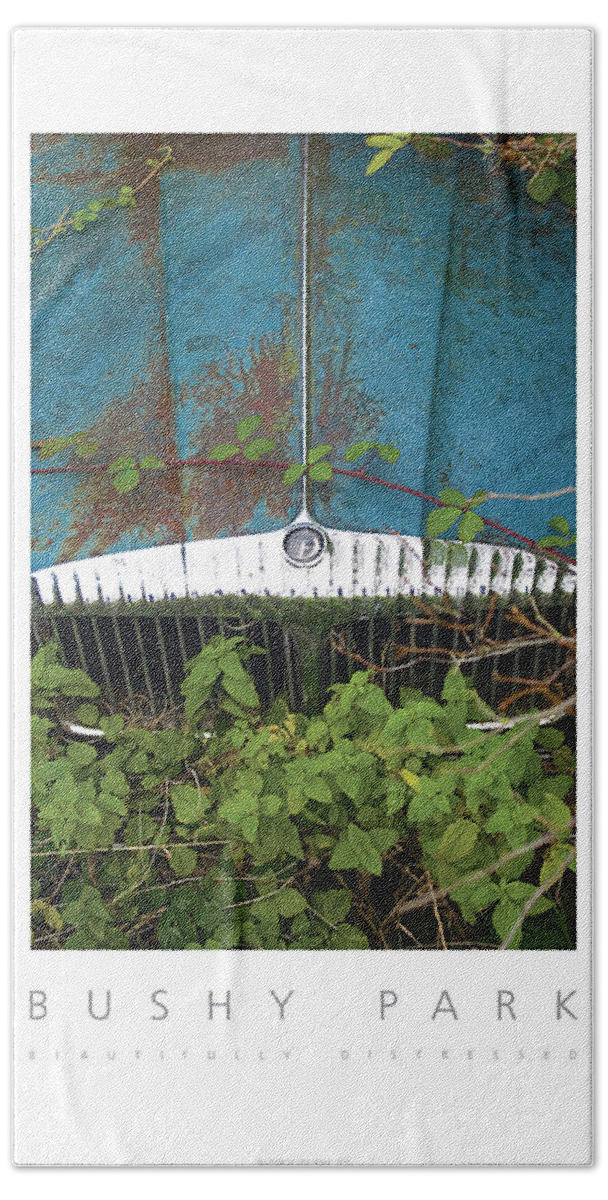 Daimler Bath Towel featuring the photograph Bushy Park Beautifully Distressed Poster by David Davies