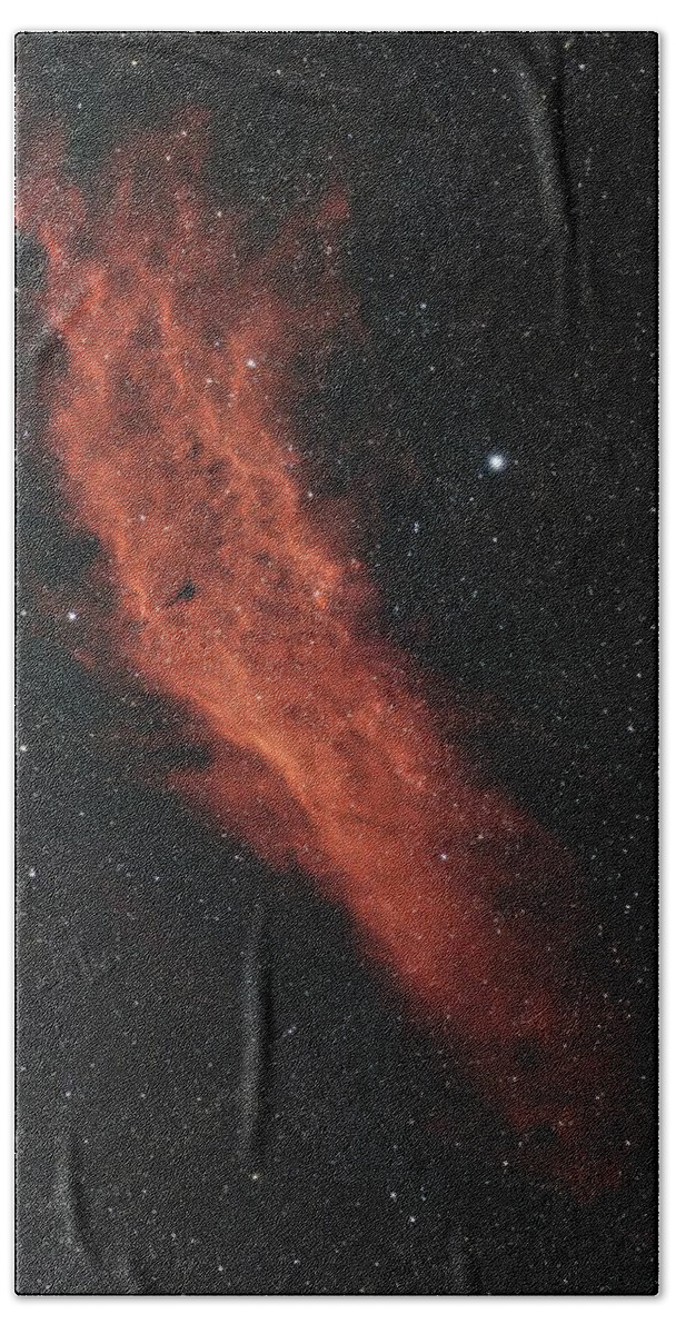 Nebula Hand Towel featuring the photograph California Nebula by Brian Weber