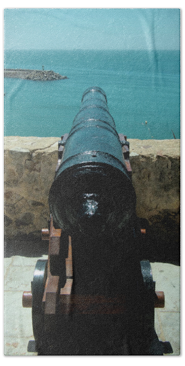 https://render.fineartamerica.com/images/rendered/default/flat/bath-towel/images/artworkimages/medium/3/cannon-from-the-castle-of-sines-angelo-deval.jpg?&targetx=-77&targety=0&imagewidth=630&imageheight=952&modelwidth=476&modelheight=952&backgroundcolor=4B9EAB&orientation=0&producttype=bathtowel-32-64