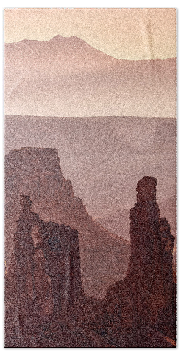 Canyonlands Hand Towel featuring the photograph Canyonlands by Peter Boehringer