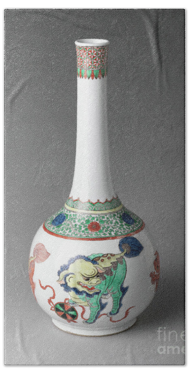 18th Century Hand Towel featuring the photograph Chinese Porcelain Bottle by Granger