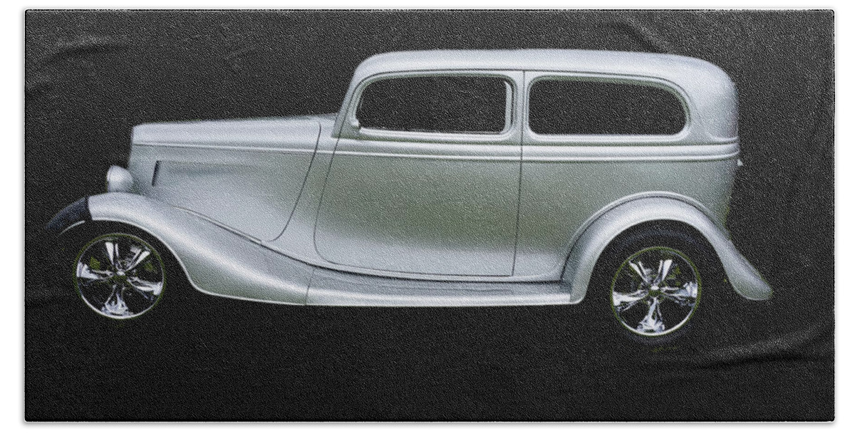 Car Hand Towel featuring the photograph Classic 2 Door Coupe by Cathy Anderson