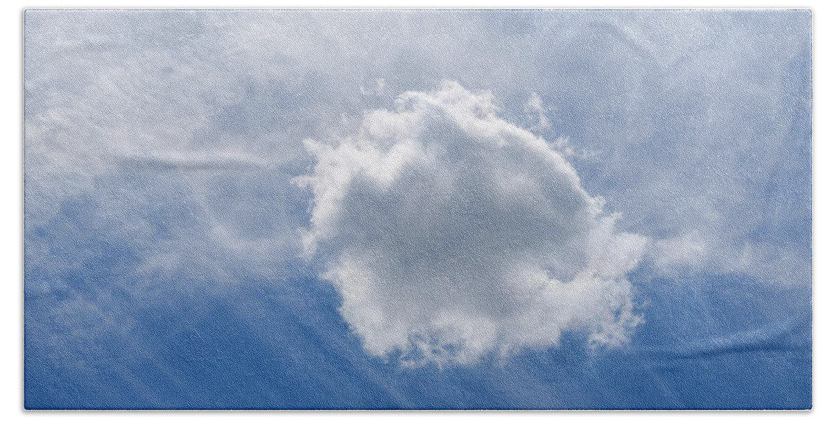Cloud Hand Towel featuring the photograph Cloud by Andrew Lalchan
