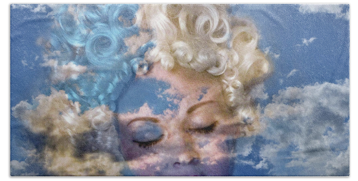 Cosplay Hand Towel featuring the photograph Clouds Color My Dreams by Marilyn MacCrakin