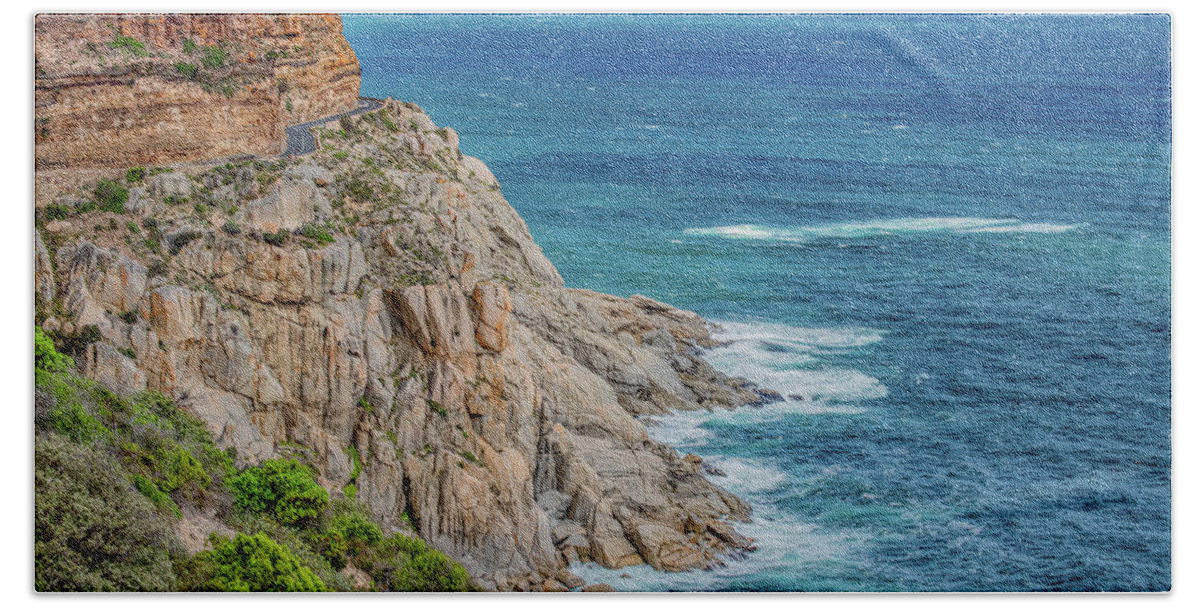 South Africa Bath Towel featuring the photograph Coastal Beauty of South Africa by Marcy Wielfaert