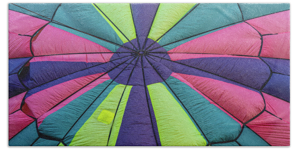 New Jersey Bath Sheet featuring the photograph Colorful Balloon Closeup by Kristia Adams