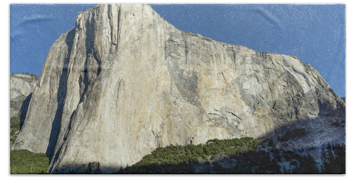 Yosemite National Park Hand Towel featuring the photograph Colossal El Capitan by Brett Harvey