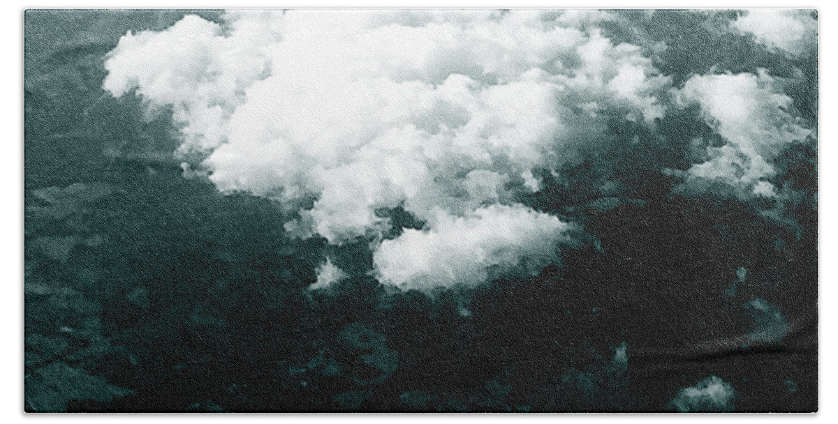 Tantilizing Cumulus Clouds Bath Towel featuring the photograph Cotton Soft by Trevor A Smith