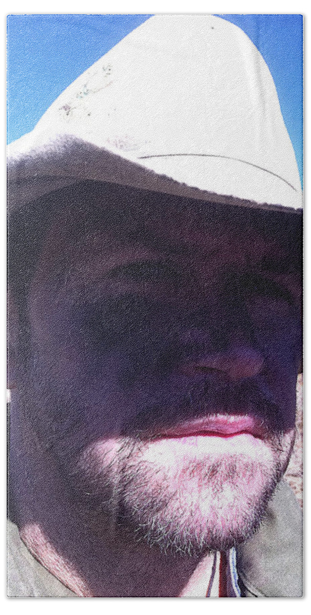 Cowboy Bath Towel featuring the photograph Cowboy by Lee Darnell