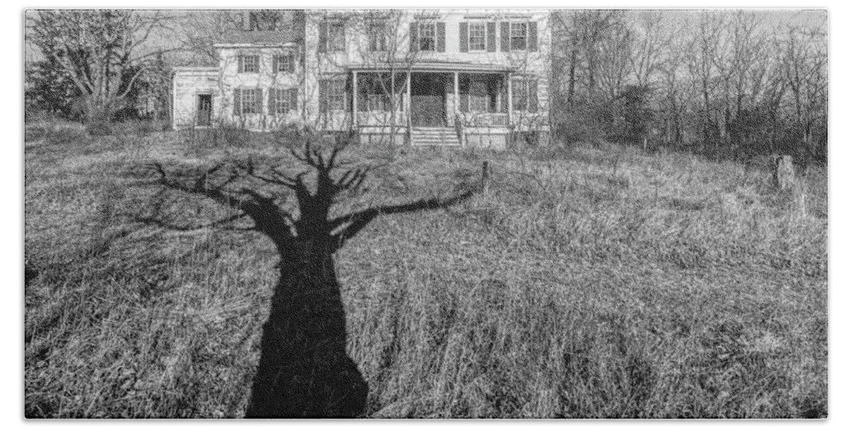 Voorhees Farm Bath Towel featuring the photograph Death Tree by David Letts