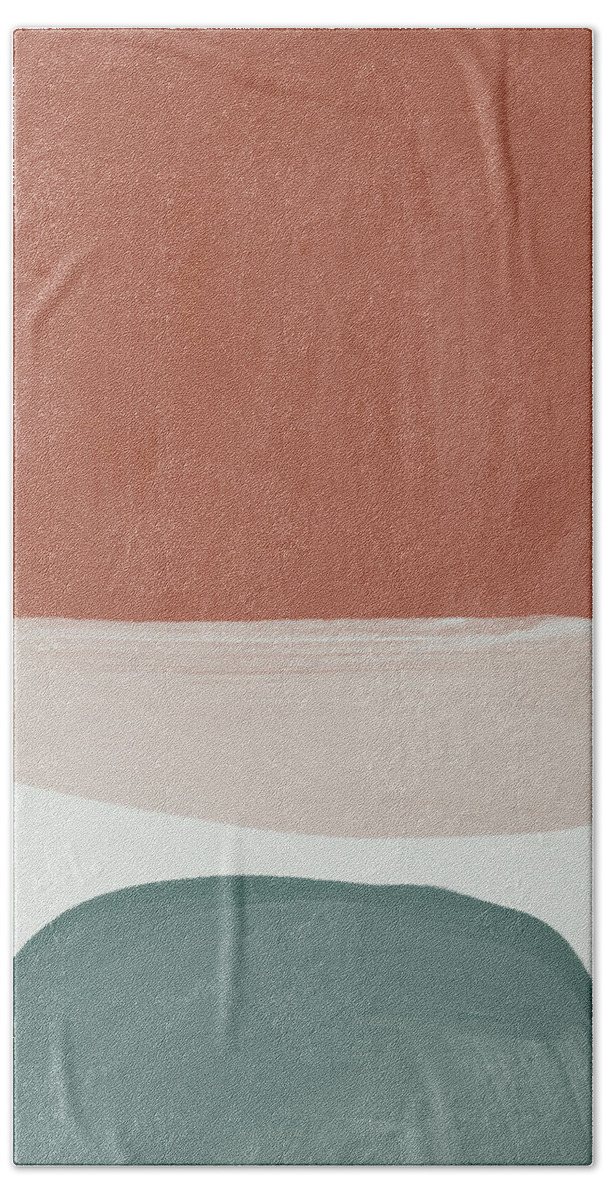 Modern Bath Towel featuring the painting Desert Haven- Art by Linda Woods by Linda Woods