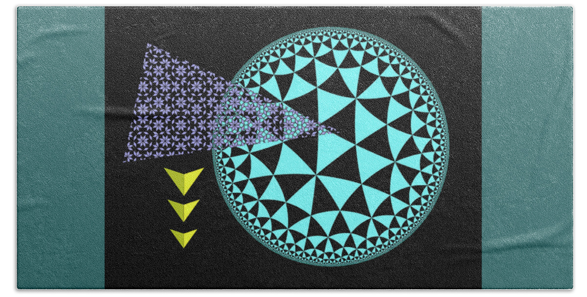 New Directions Hand Towel featuring the digital art Design 4 New Directions by Lorena Cassady